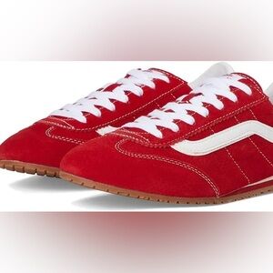 Vans Red Super Low Pro Sneakers